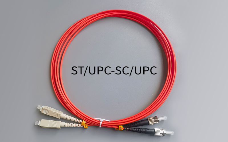 Fiber Optic Cable ST/UPC-SC/UPC 2.0mm 3M Multimode Dual Core OM1-62.5/125μm LSZH FTTH