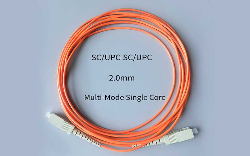 SC/UPC-SC/UPC Optic Patch Cord Cable FTTH 2.0mm Fiber Patch Cord  Multi-Mode Single Core 