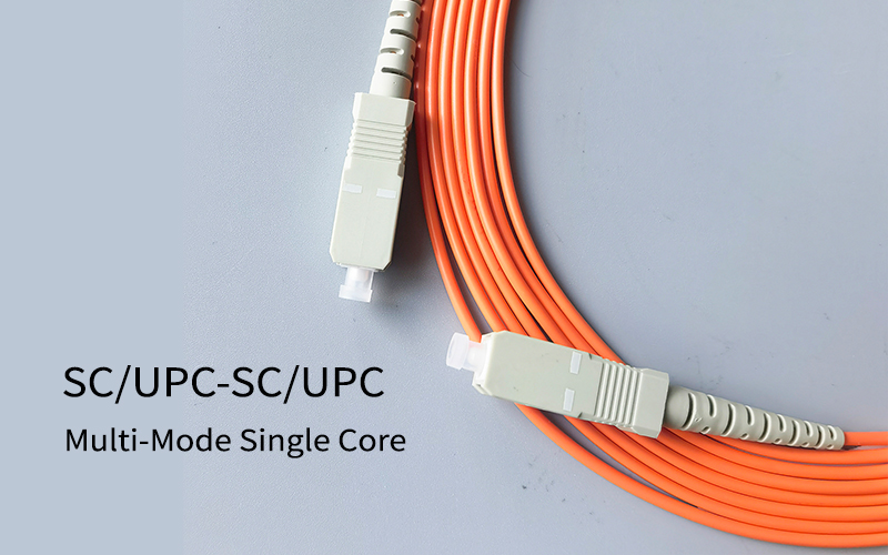 SC/UPC-SC/UPC Optic Patch Cord Cable FTTH 2.0mm Fiber Patch Cord  Multi-Mode Single Core 