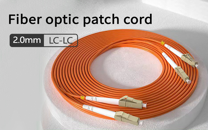 Fiber Optic Internet Cable FTTH  LC/UPC-LC/UPC 2.0mm Multi-Mode Dual Core Converter Patch Cord