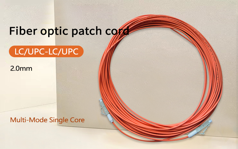 Optic Patch Cord Cable FTTH LC/UPC-LC/UPC 2.0mm Fiber Patch Cord  Multi-Mode Single Core 