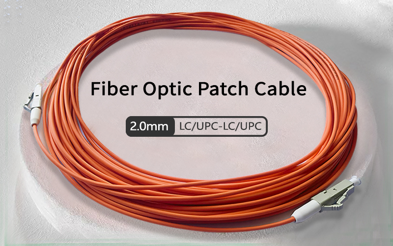 Optic Patch Cord Cable FTTH LC/UPC-LC/UPC 2.0mm Fiber Patch Cord  Multi-Mode Single Core 