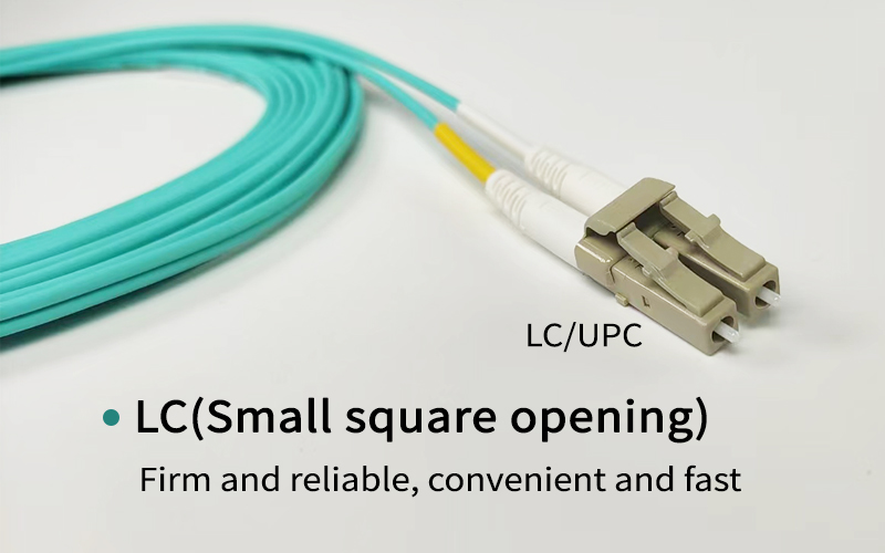 Fiber Optic Patch Cord OM4 10Gigabit Multi-Mode Dual Core Diameter LC/UPC-LC-UPC FTTH Indoor 