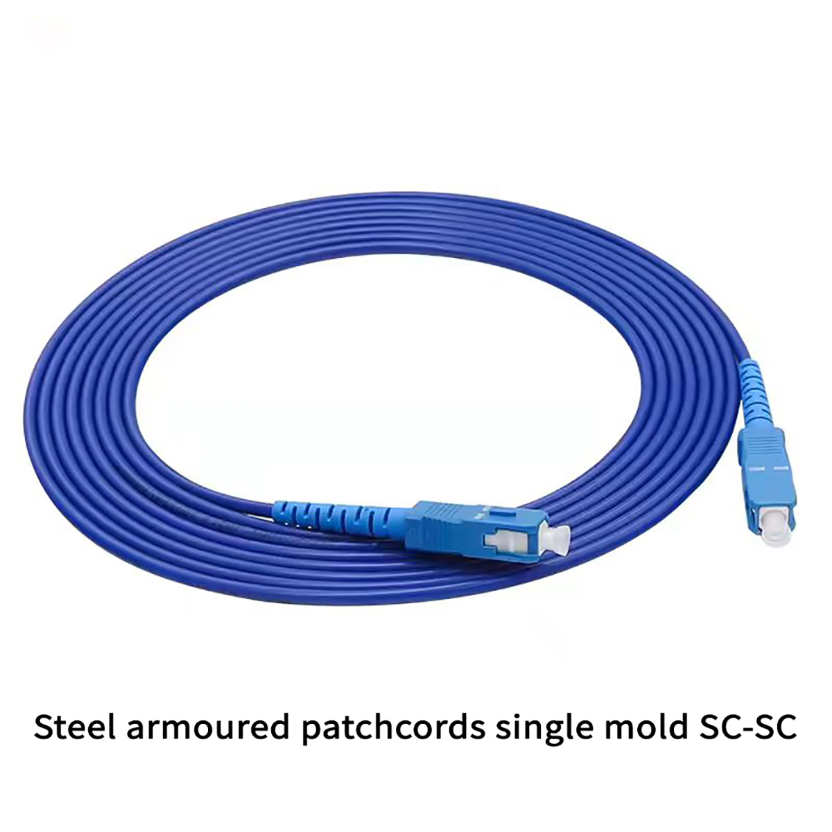 Steel Armoured Fibre Opitca SC/UPC-SC/UPC SM Armoured  Rat-Proof Extension cable