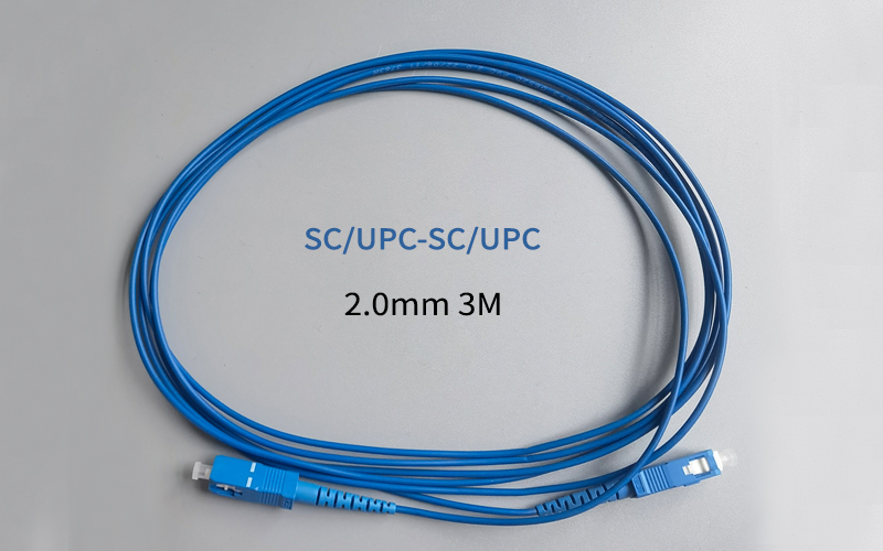 Optic Patch Cord Cable SC/UPC-SC/UPC Fiber Optic Cable Extension Cable Simplex Convert Patch Cord