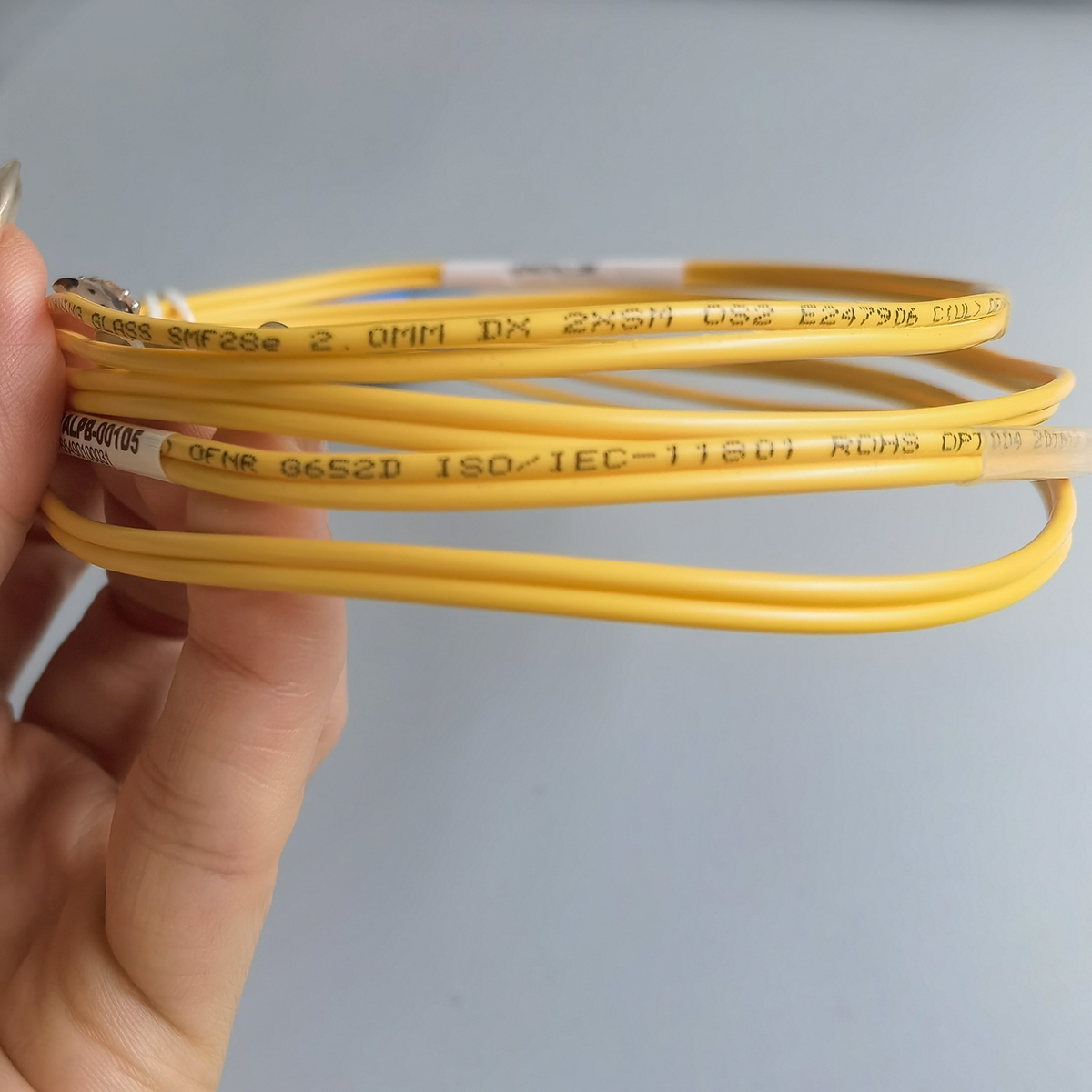Fiber Optic Internet Cable FTTH LC/APC-LC/UPC Single Mode Double Core 2.0mm LSZH Extension Cord
