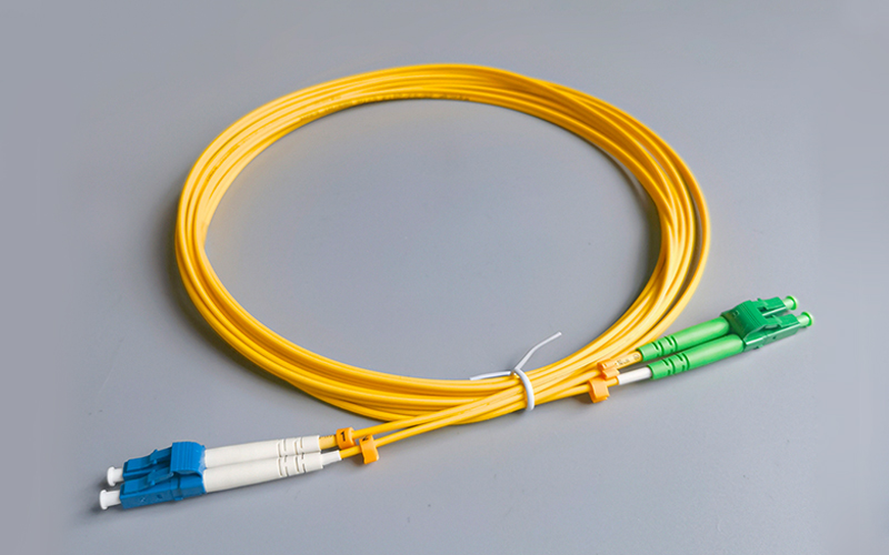 Fiber Optic Internet Cable FTTH LC/APC-LC/UPC Single Mode Double Core 2.0mm LSZH Extension Cord