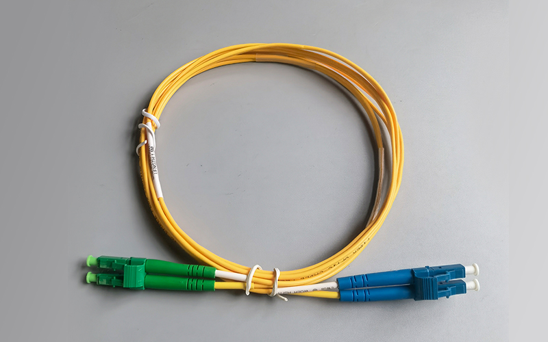Fiber Optic Internet Cable FTTH LC/APC-LC/UPC Single Mode Double Core 2.0mm LSZH Extension Cord