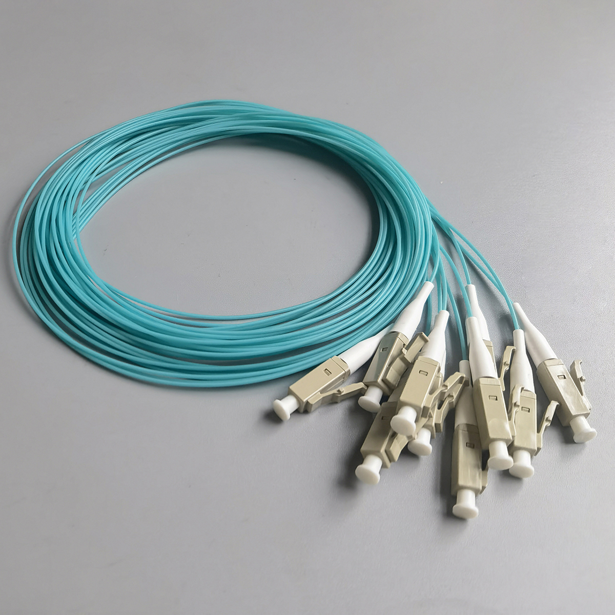 Fiber Optic Pigtail 10 szt LC/UPC Multi-Mode Indoor FTTH Optical Fiber Pigtail 1M Cable Pigtail