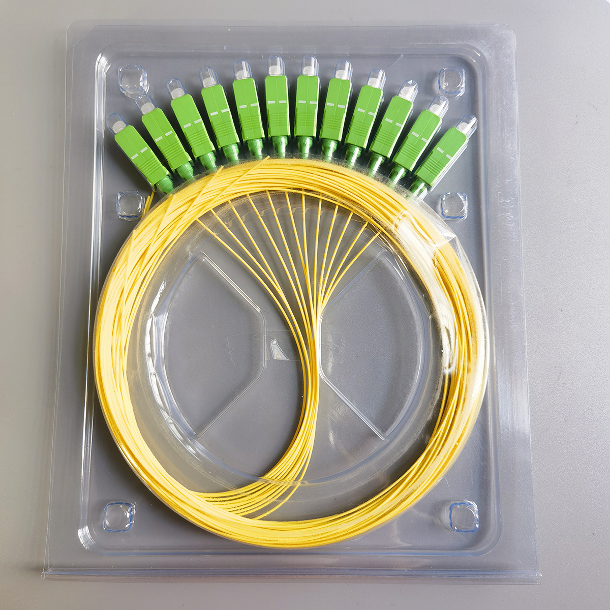 Fiber Optic Pigtail 12 szt SC/APC Single Mode Indoor FTTH Optical Fiber Pigtail 2M Cable Pigtail