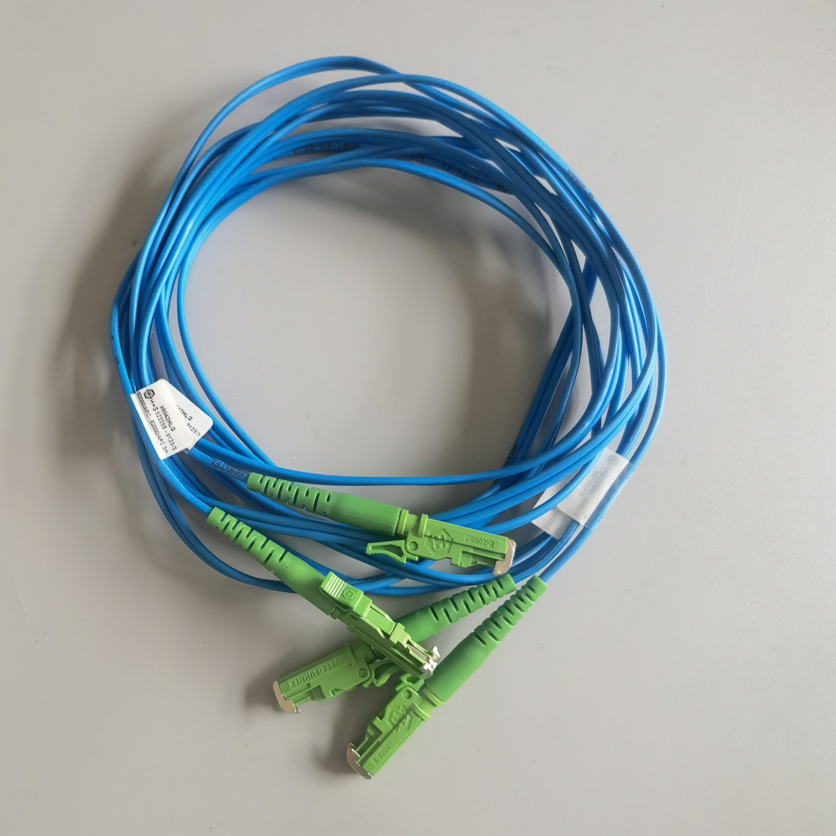 Cable Fibre Optique E2000/APC Double Core FTTH  Extension Cable Duplex  Convert Patch Cord 