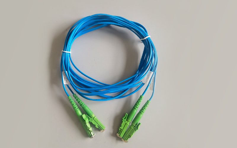 Cable Fibre Optique E2000/APC Double Core FTTH  Extension Cable Duplex  Convert Patch Cord 