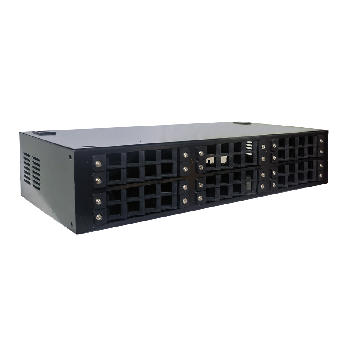 The 12/24/48 Ports FTTH Fiber Optic Terminal Box Full SC LC  Ports Fiber Optical Patch Panel