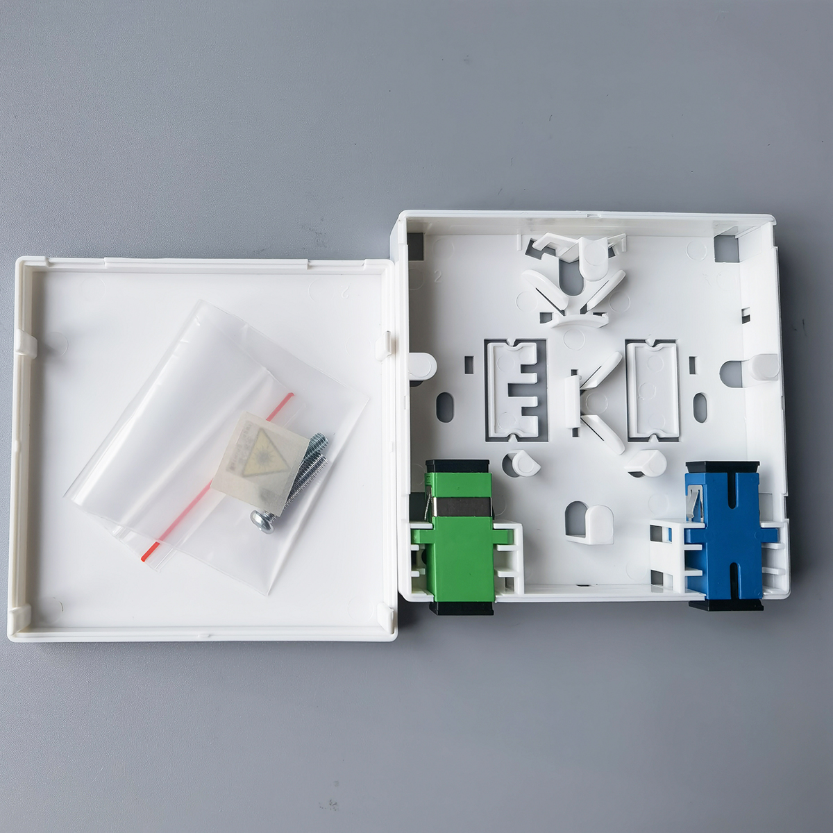 Fiber Panel Optic Terminal Wall Mounting Junction Termination Box SC Fiber Combination 86Information