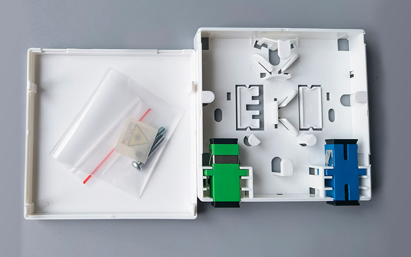 Fiber Panel Optic Terminal Wall Mounting Junction Termination Box SC Fiber Combination 86Information