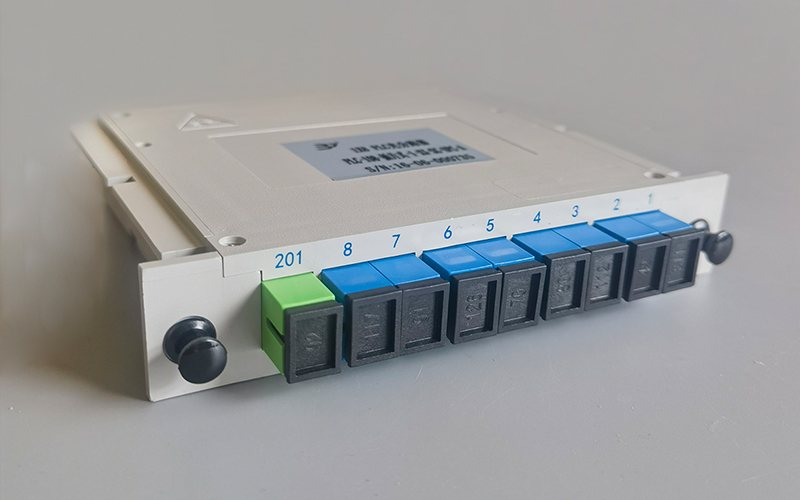 Optical Fiber Splitter 1x2/1x4/1x8/1x16 SC/UPC Cassette Box Plug-in Type Optical Splitter Box
