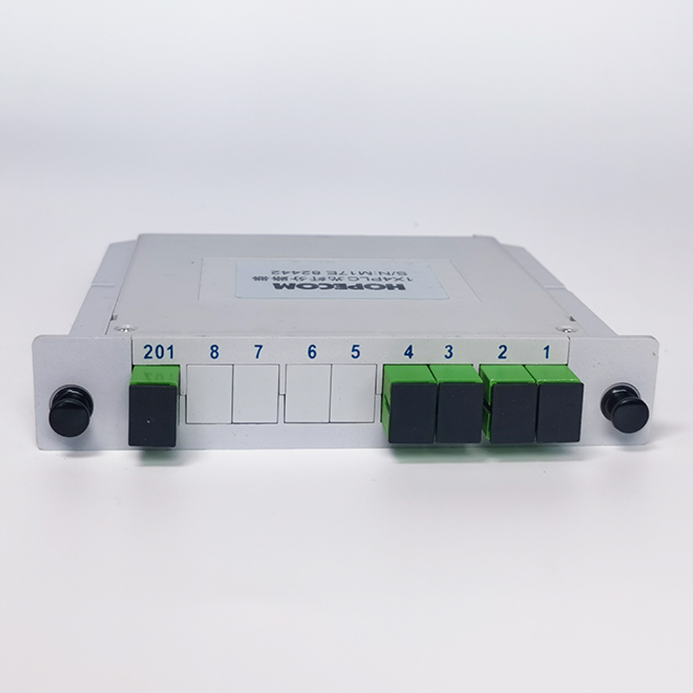 Optical Fiber Splitter 1x2/1x4/1x8/1x16 SC UPC/APC Cassette Box Plug-in Type Optical Splitter Box 