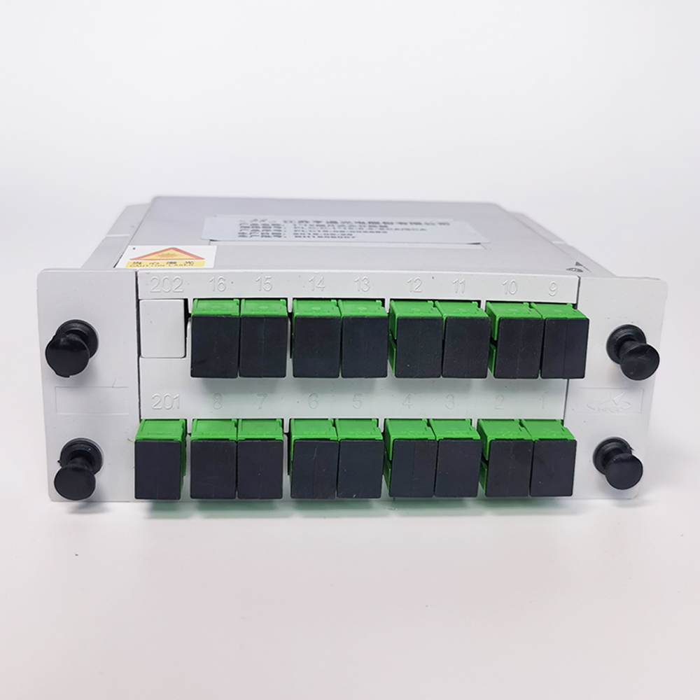 Optical Fiber Splitter 1x2/1x4/1x8/1x16 SC UPC/APC Cassette Box Plug-in Type Optical Splitter Box 