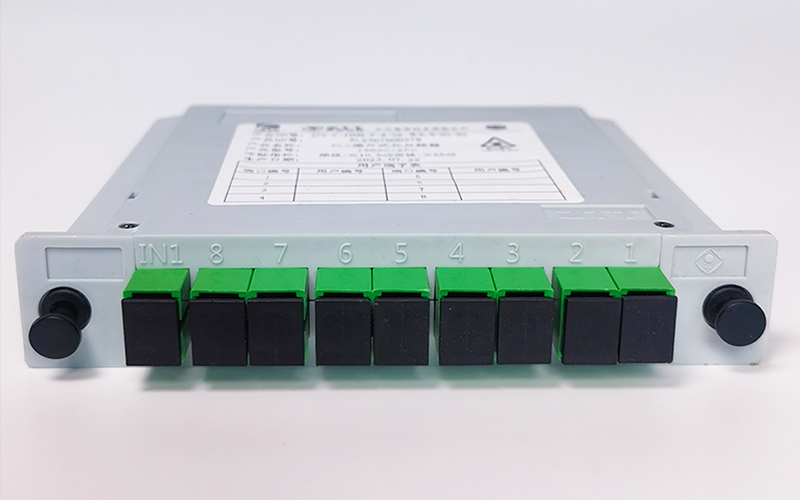 Optical Fiber Splitter 1x2/1x4/1x8/1x16 SC UPC/APC Cassette Box Plug-in Type Optical Splitter Box 