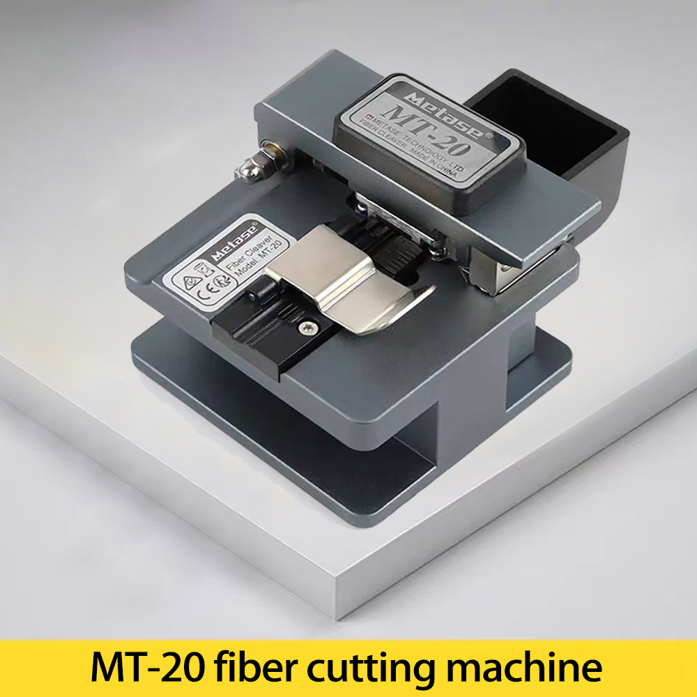 Fiber Optic Cable Cutter Knife  MT-20 Fiber Cleaver High Precision Fiber Cutting Machine FTTH 
