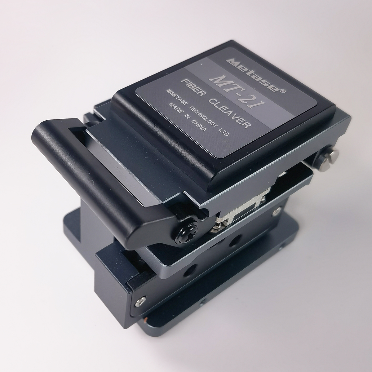 MT-21 Fiber Optic Cable Cutter Knife Fiber Cleaver High Precision Fiber Cutting Machine FTTH 