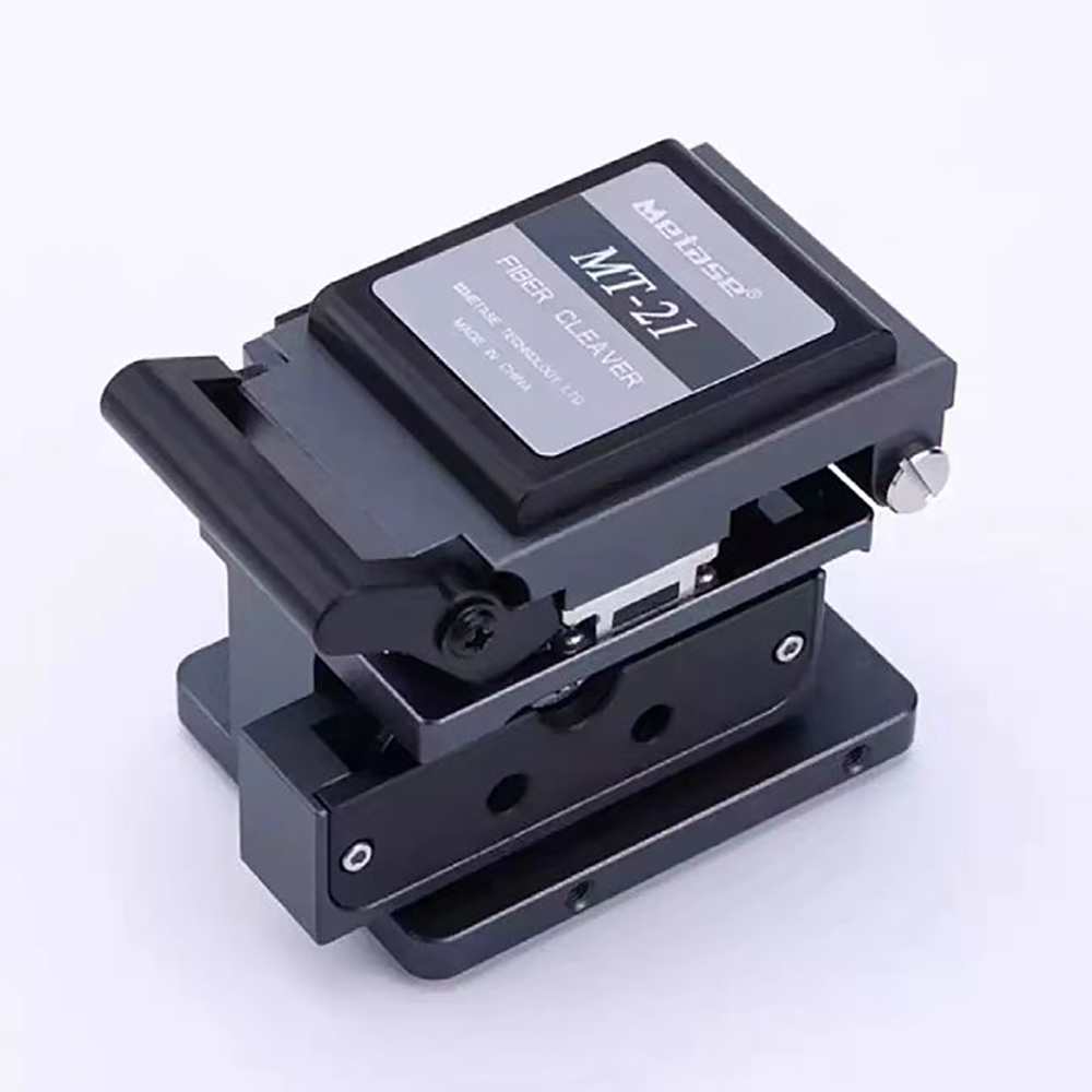 MT-21 Fiber Optic Cable Cutter Knife Fiber Cleaver High Precision Fiber Cutting Machine FTTH 