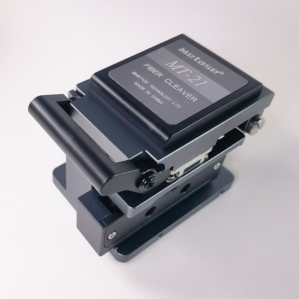 MT-21 Fiber Optic Cable Cutter Knife Fiber Cleaver High Precision Fiber Cutting Machine FTTH 