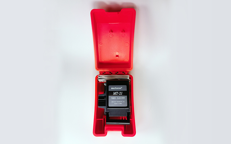 MT-21 Fiber Optic Cable Cutter Knife Fiber Cleaver High Precision Fiber Cutting Machine FTTH 