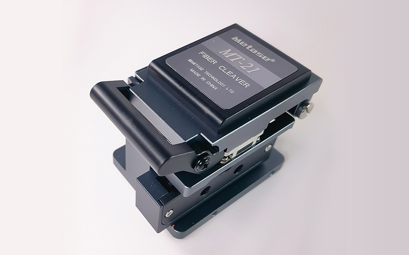 MT-21 Fiber Optic Cable Cutter Knife Fiber Cleaver High Precision Fiber Cutting Machine FTTH 