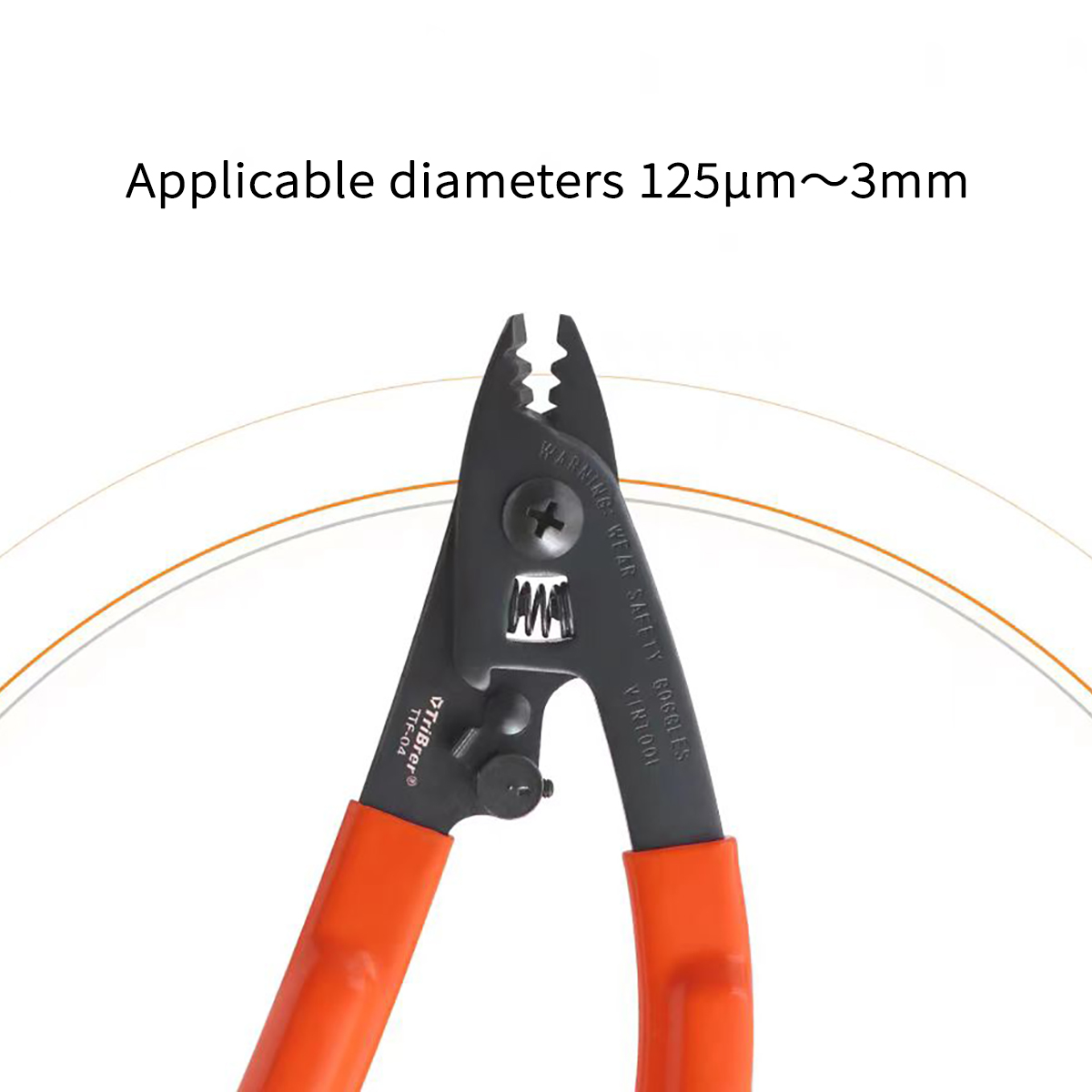 Fiber Stripper Two/Three-port Fiber Optical Stripper Pliers Wire Strippers for FTTH Optic Stripping 