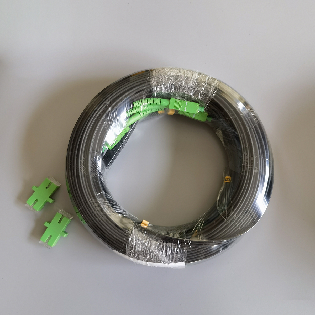 20M/30M/40M/50M/60M/70M SC/APC-SC/APC Outdoor Fiber Optic Drop Cable Single Mode Double Core