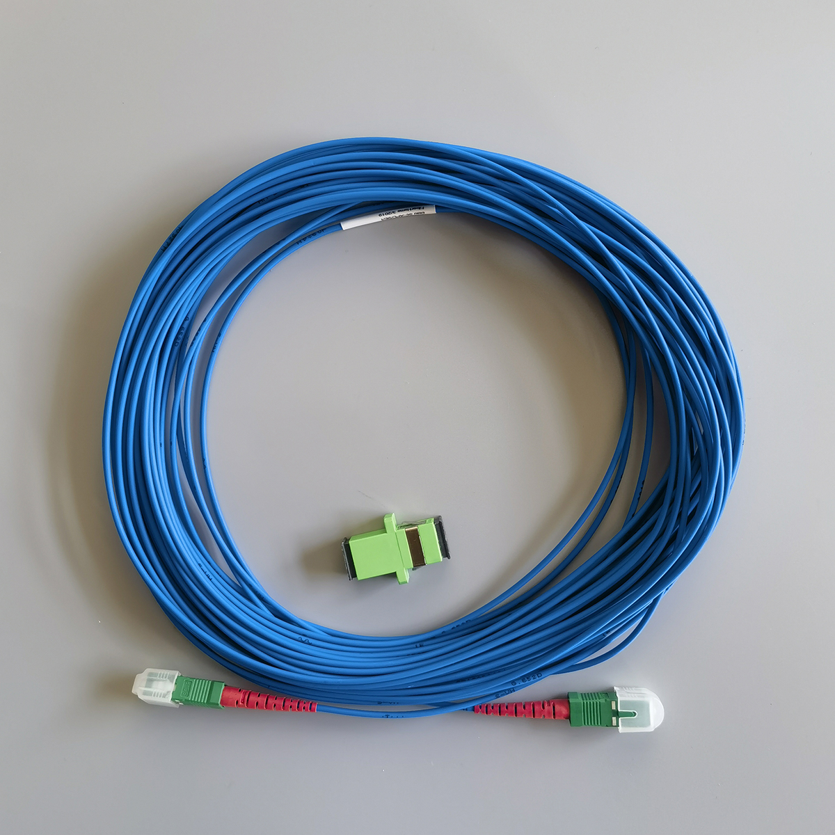 Fiber Optic Patch Cord Cable SC/APC-SC/APC 18M 2.0mm Simplex Mode Indoor Cable For FTTH Cable 