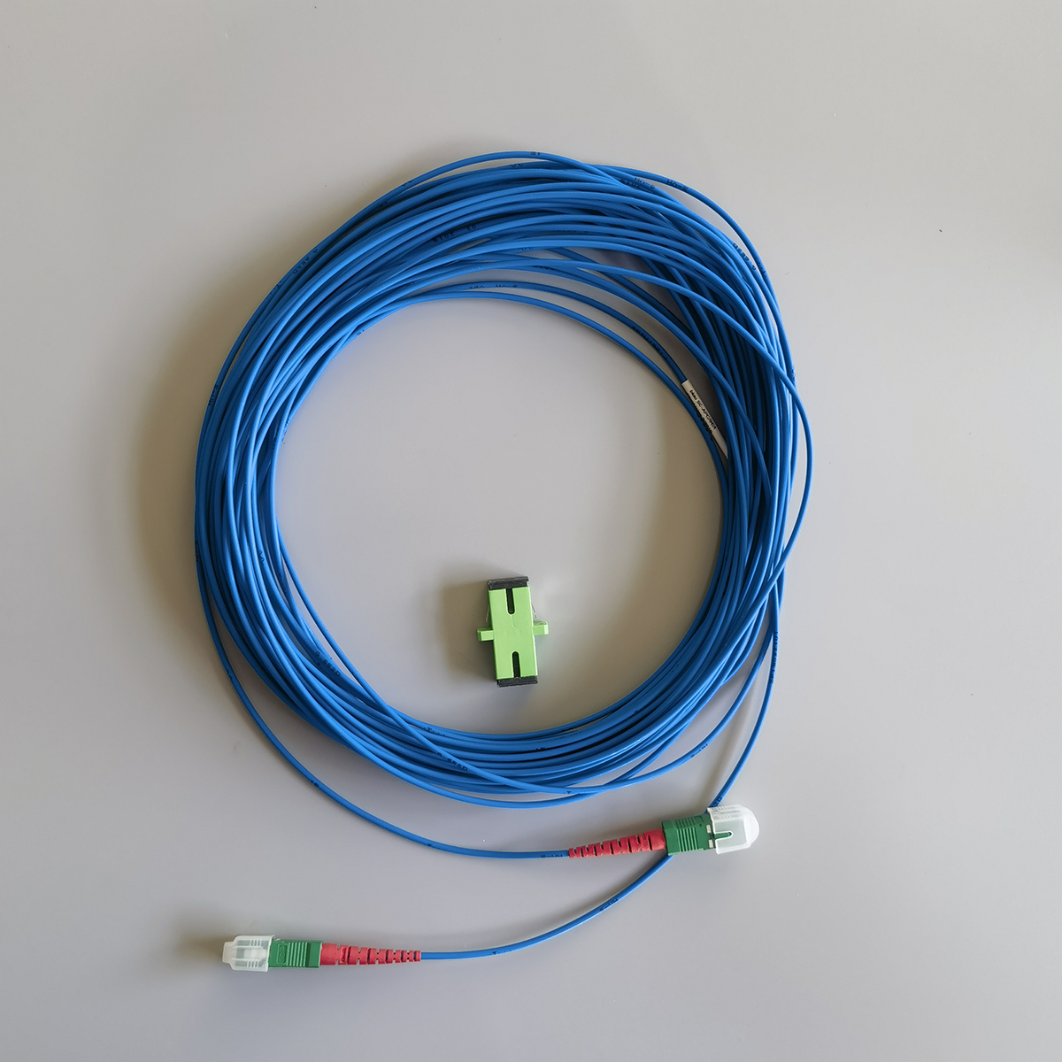 Fiber Optic Patch Cord Cable SC/APC-SC/APC 18M 2.0mm Simplex Mode Indoor Cable For FTTH Cable 