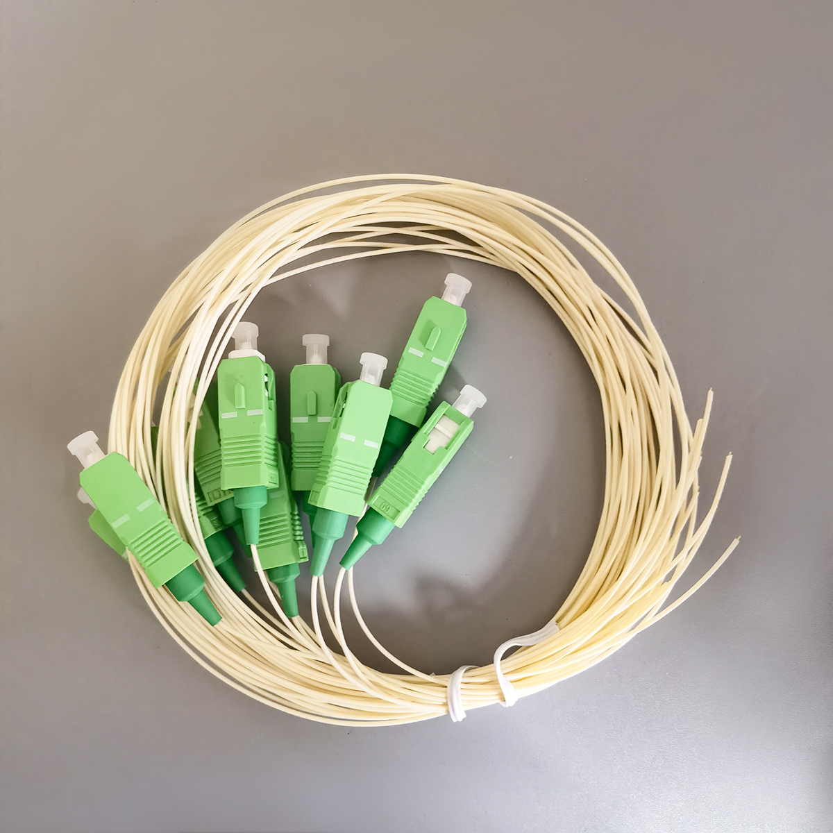 Fiber Optic Pigtail Cable SC/APC 1M 10Pcs 0.9MM Simplex Single Mode  Indoor High Quality FTTH 