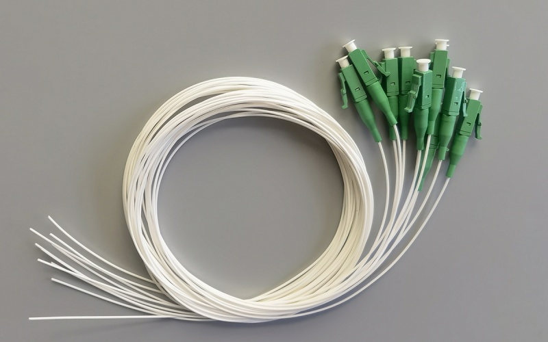 Fiber Optic Pigtail Cable SC/APC 1M 10Pcs 0.9MM Simplex Single Mode  Indoor High Quality FTTH 