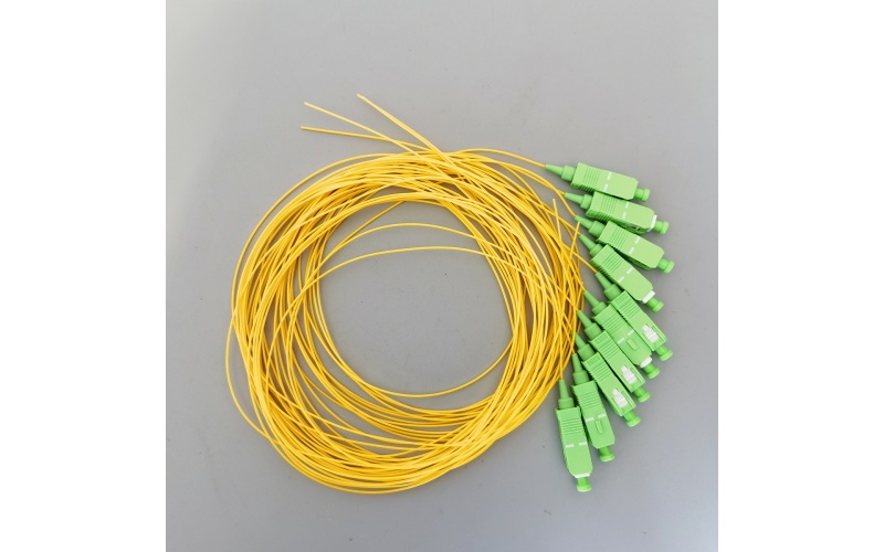 Fiber Optic Pigtail  SC/APC 1.5M 10Pcs  0.9mm Single Mode  Indoor FTTH Pigtail