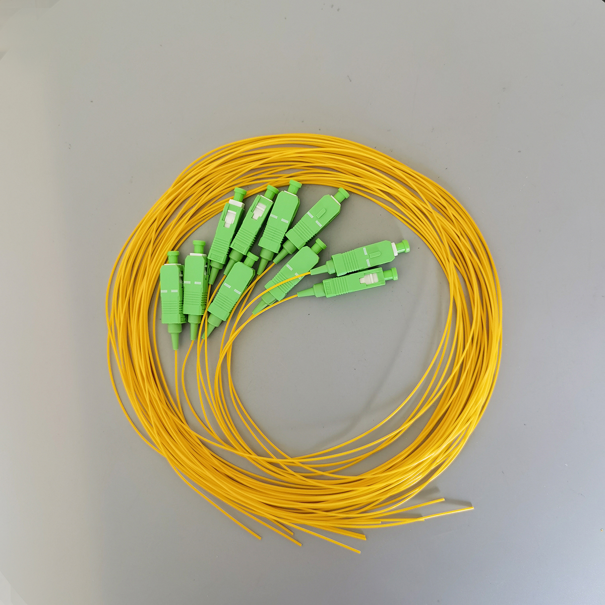 Fiber Optic Pigtail  SC/APC 1.5M 10Pcs  0.9mm Single Mode  Indoor FTTH Pigtail