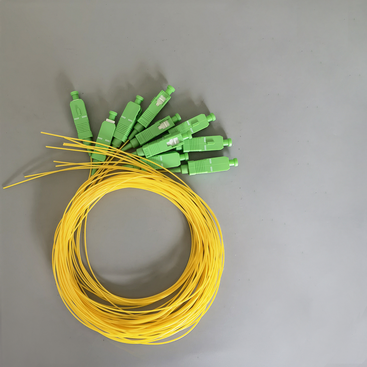 Fiber Optic Pigtail  SC/APC 1.5M 10Pcs  0.9mm Single Mode  Indoor FTTH Pigtail