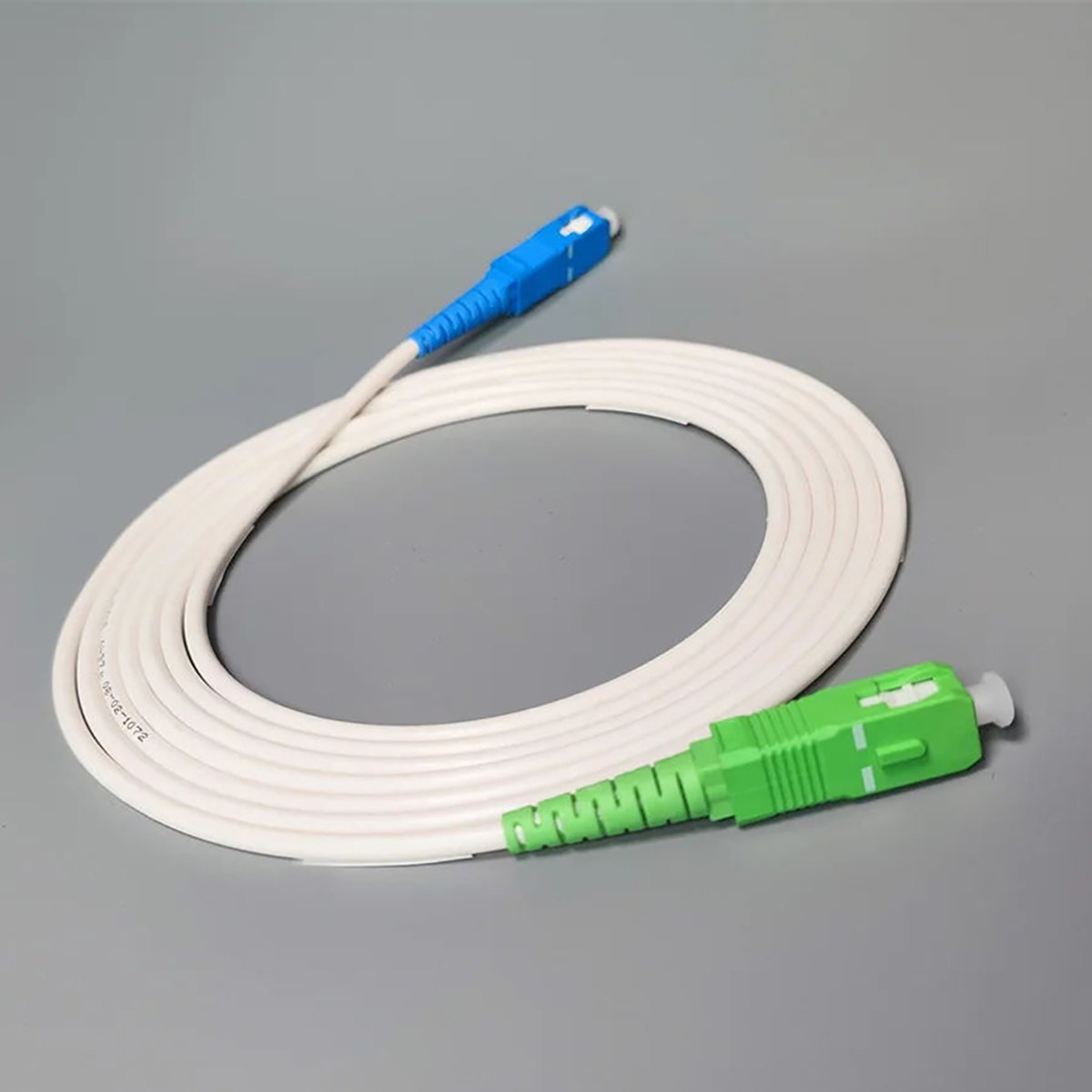 Fiber Optic Cable SC/APC-SC/UPC 2M G657B3 3.00mm Single Mode Simplex Indoor FTTH Cable Ready Stock