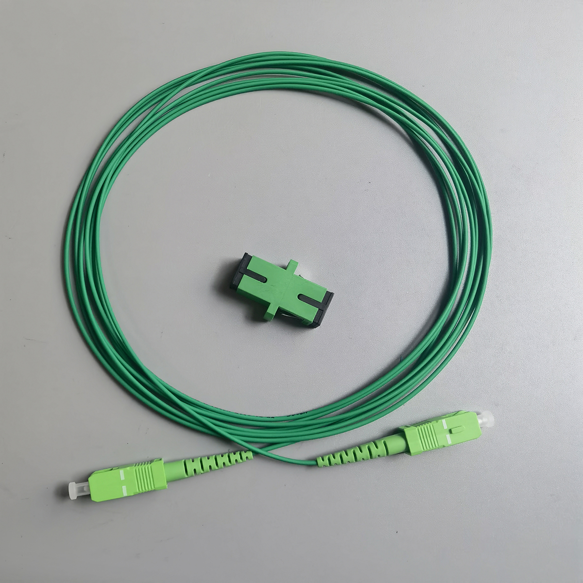 Fibre Optique Optical Fiber Garter SC/APC-SC/APC 2.5M 1.6mm Simplex G657A2 Indoor FTTH Cable