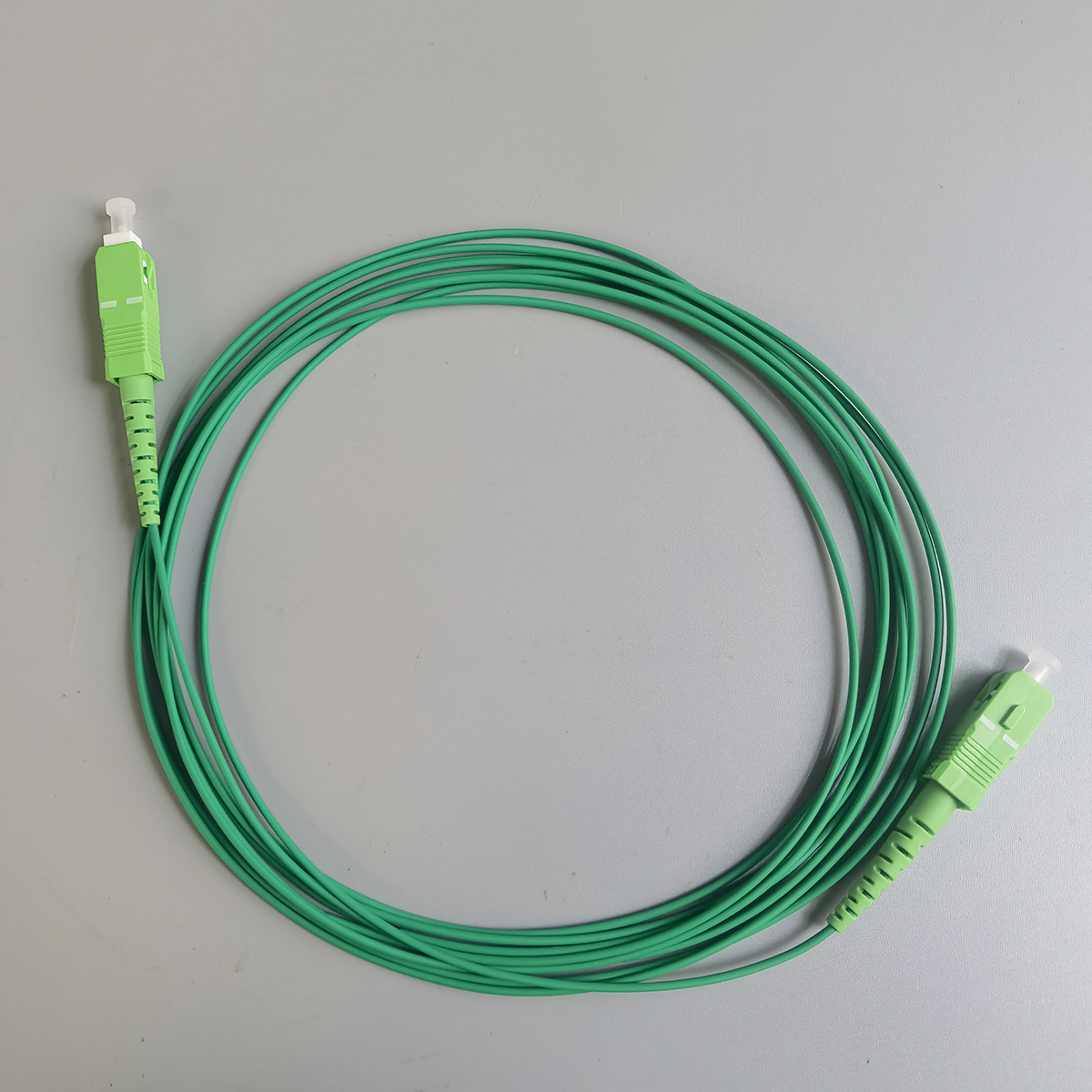 Fibre Optique Optical Fiber Garter SC/APC-SC/APC 2.5M 1.6mm Simplex G657A2 Indoor FTTH Cable