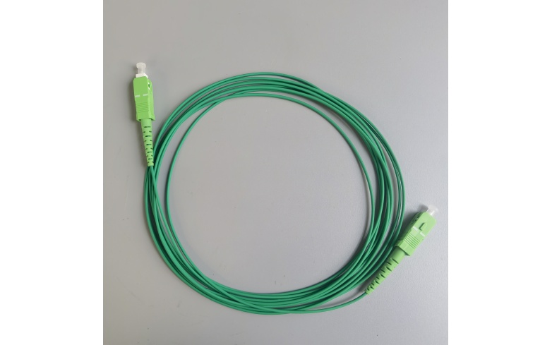 Fibre Optique Optical Fiber Garter SC/APC-SC/APC 2.5M 1.6mm Simplex G657A2 Indoor FTTH Cable