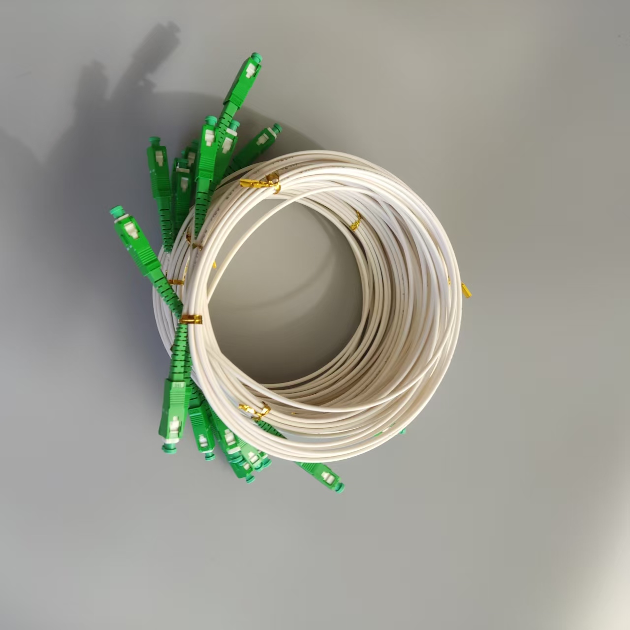 3M Indoor SC APC to SC APC LSZH Single Mode Pre-connectorized Drop Cable For FTTH