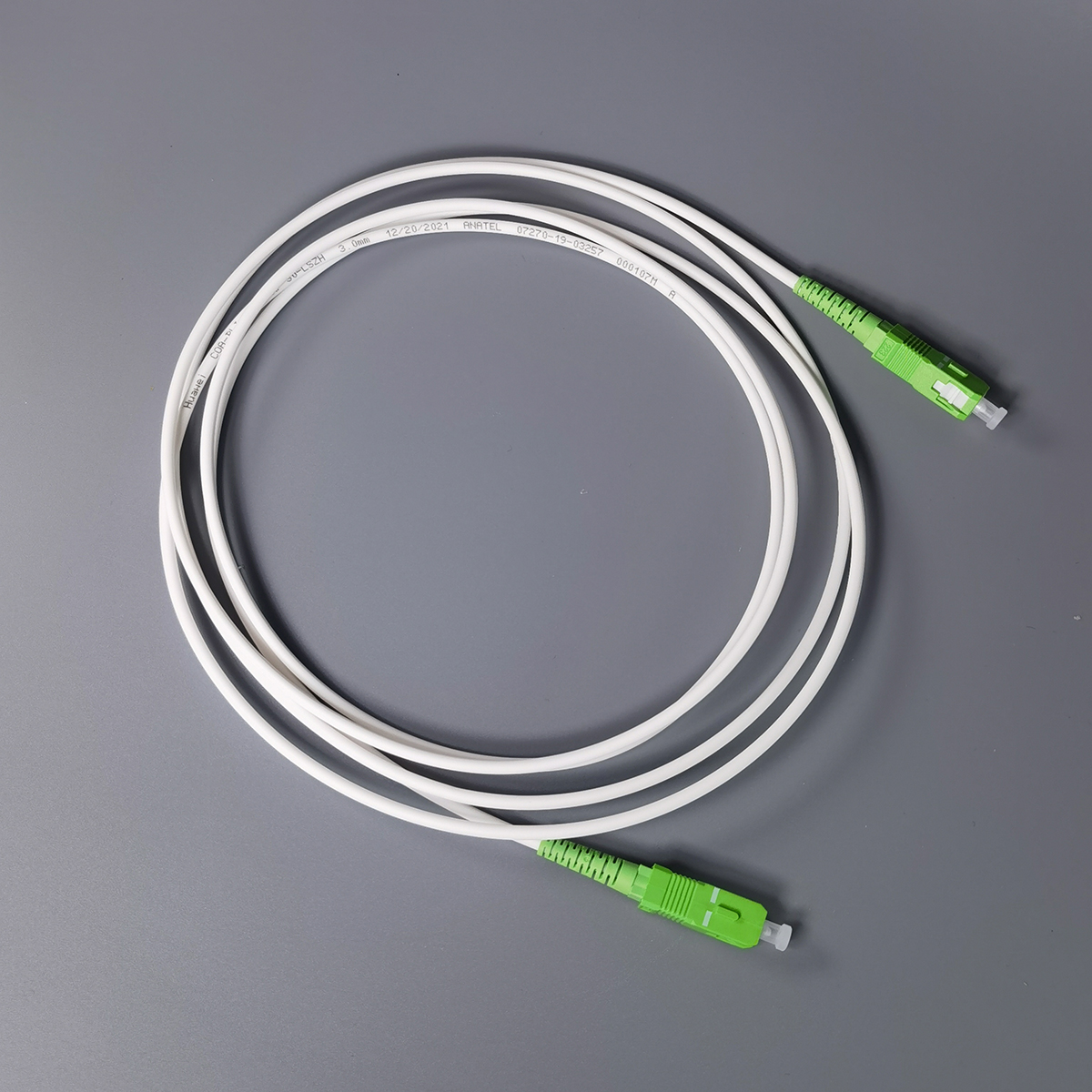 Fiber Optic Cable Patch Cord 2M SC APC-SC APC Lszh  3.00mm Indoor Pre-connectorized High Performance