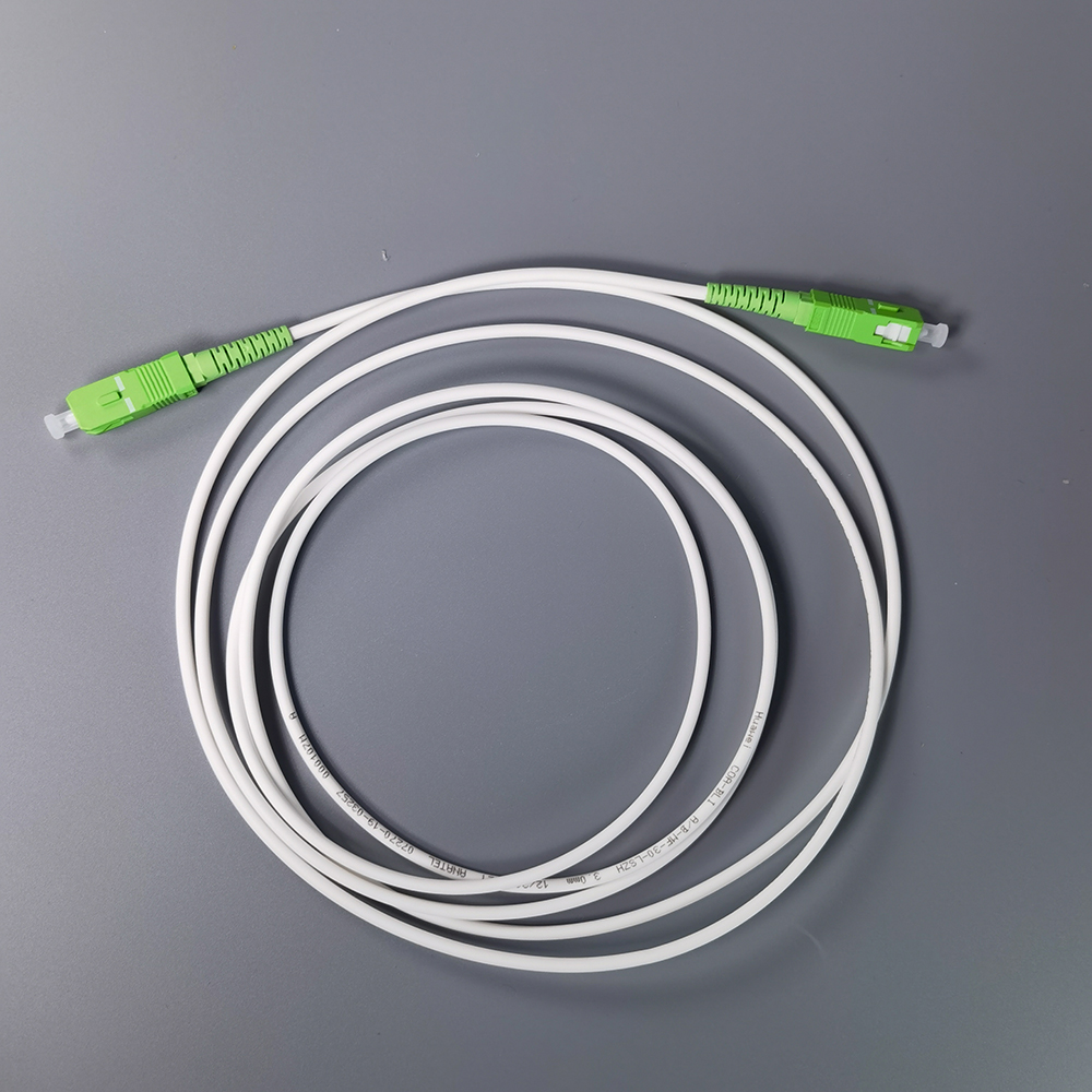 Fiber Optic Cable Patch Cord 2M SC APC-SC APC Lszh  3.00mm Indoor Pre-connectorized High Performance