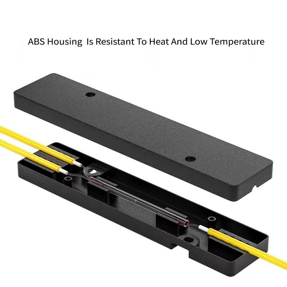 1x2-1310/1550nm Fiber Splitter 3.0mm L1.0M SC/UPC PLC Single mode Fiber Optic Splitter Support